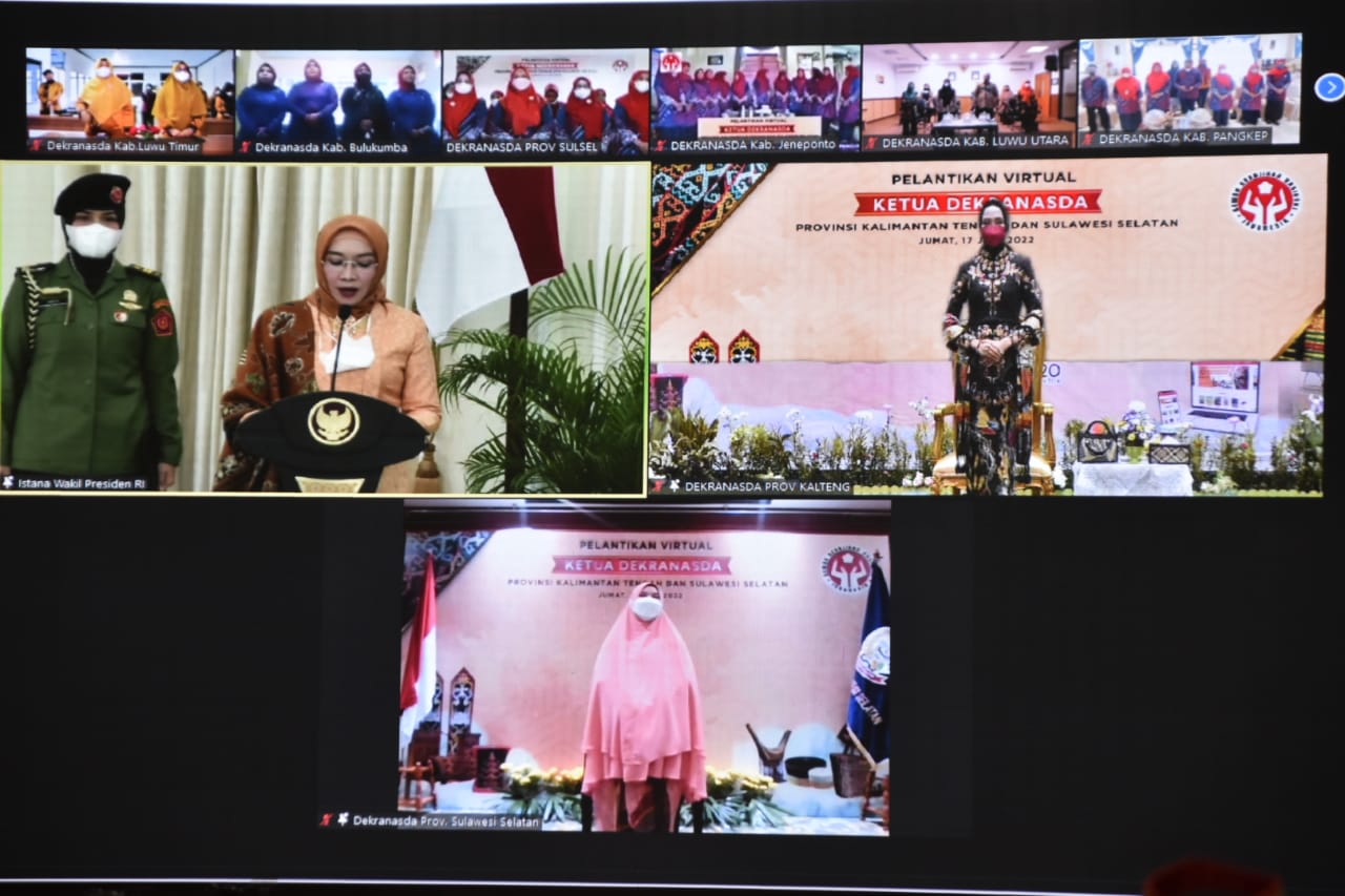 Ivo Sugianto Sabran Resmi Dilantik Sebagai Ketua Dekranasda Prov. Kalteng Masa Bakti 2021-2024