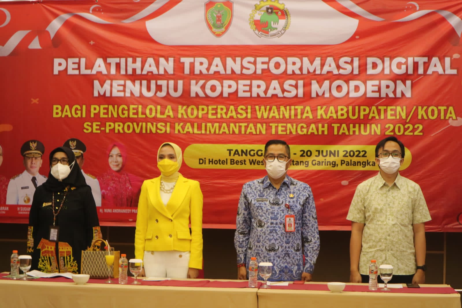 Ketua TP-PKK Kalteng Buka Pelatihan Transformasi Digital bagi Kopwan