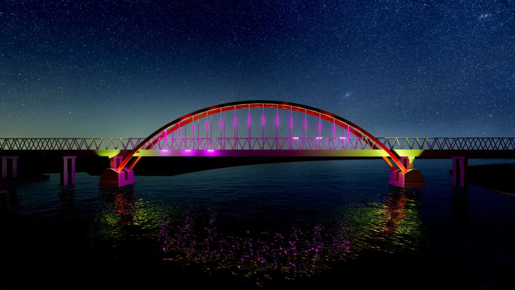 Lestarikan Nilai Sejarah, Jembatan Kahayan dan Kawasan Tugu Soekarno Dilengkapi Water Front City
