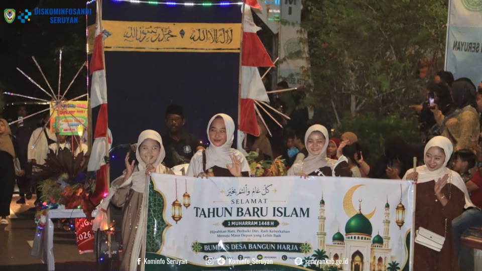 Semarak 1 Muharam 1448 H, Bupati Seruyan Lepas 34 Peserta Pawai Ta’aruf