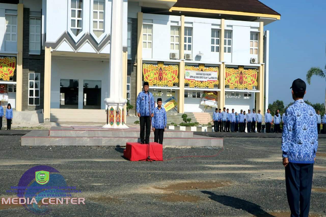 Bupati Pulang Pisau Minta ASN dan TKHL Tingkatkan Disiplin Kerja   