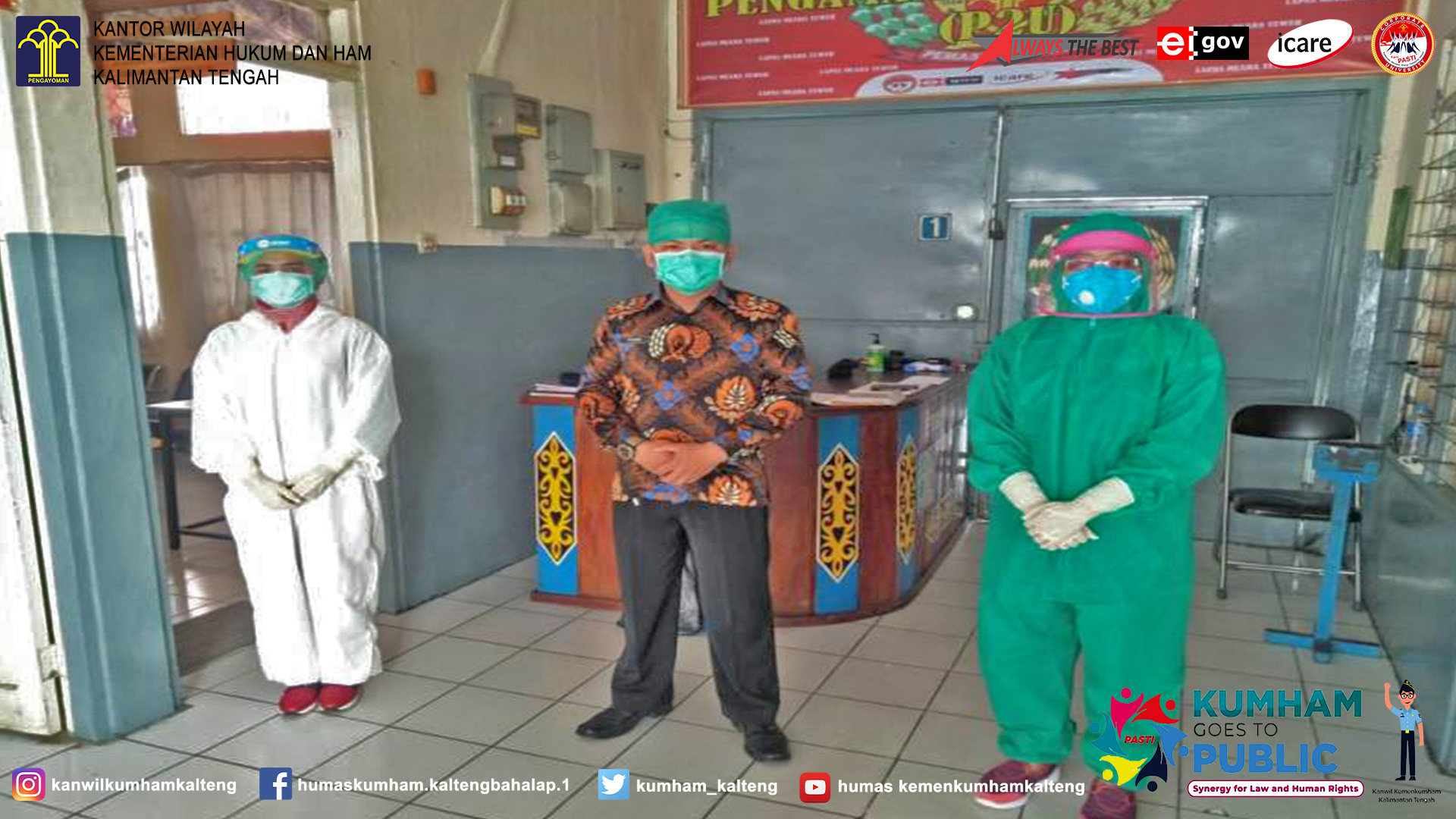 Dua orang WBP Lapas Muara Teweh Jalani Rapid Test, Ini Hasilnya