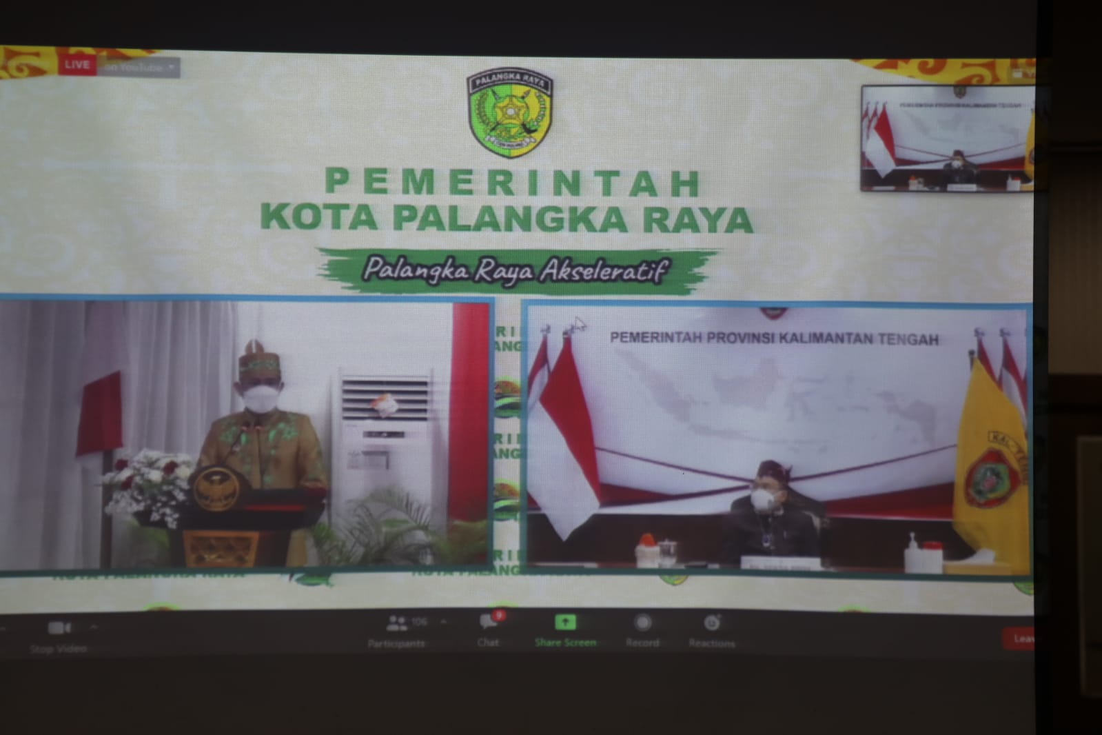 Peringati Hari Jadi, Pemkot Palangka Raya Diharapkan Percepat Pemulihan Kesehatan dan Ekonomi Dikala Pandemi