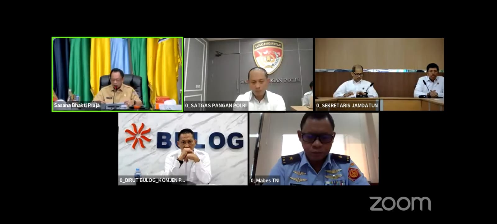 Sahli Gubernur Yuas Elko, Hadiri Rakor Pengendalian Inflasi Bersama Mendagri RI