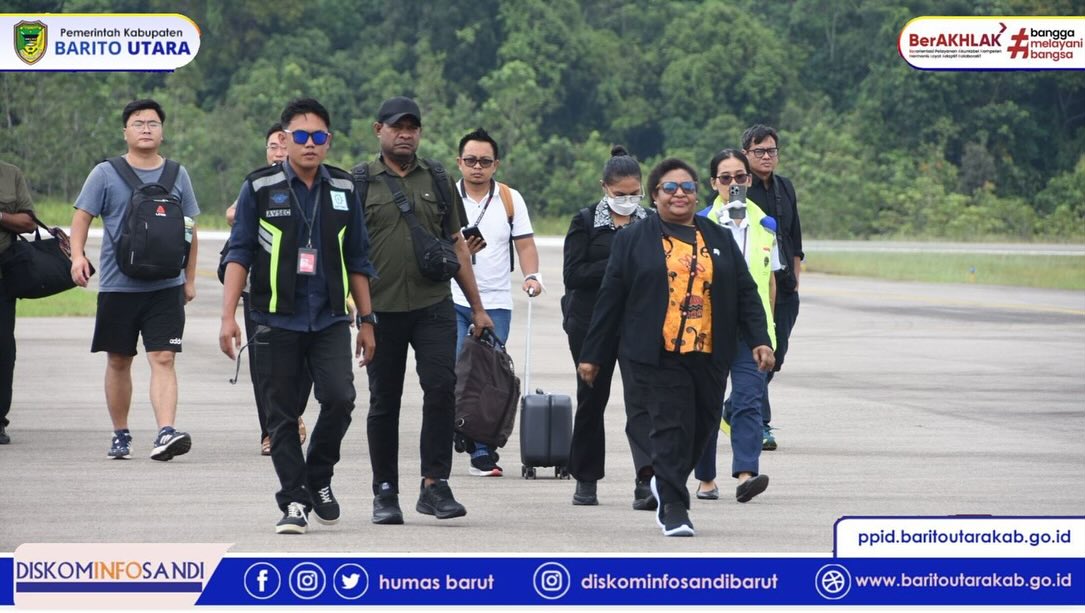 Pemerintah Kabupaten Barito Utara Sambut Kedatangan Wakil Menteri Dalam Negeri RI