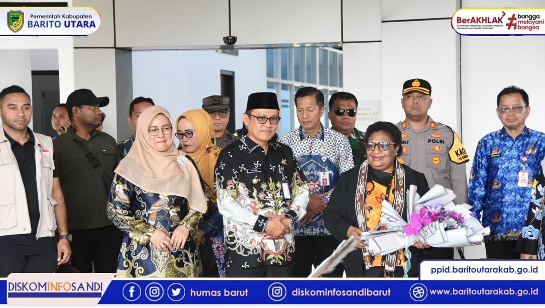 Pemerintah Kabupaten Barito Utara Sambut Kedatangan Wakil Menteri Dalam Negeri RI