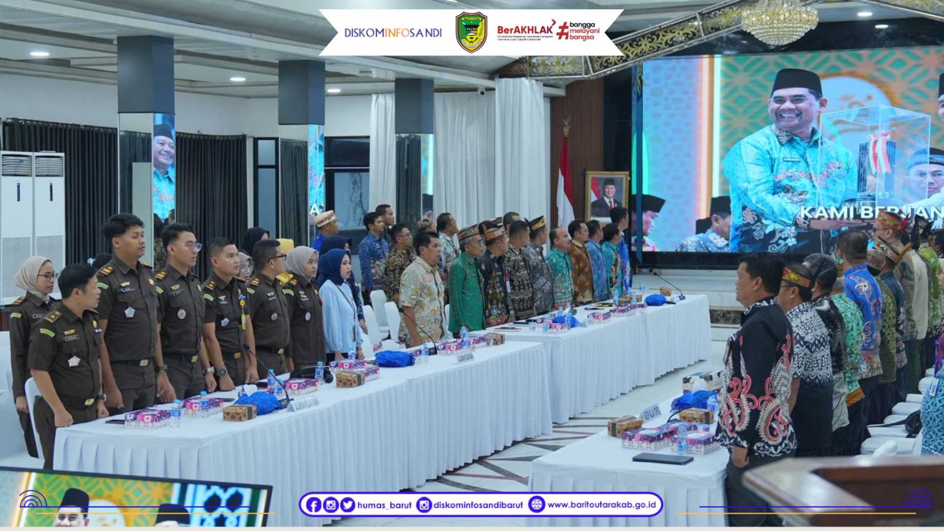 Pemkab Barito Utara Bersama Kejari Barut Komitmen Perkuat Sinergi Tata Kelola Keuangan Daerah