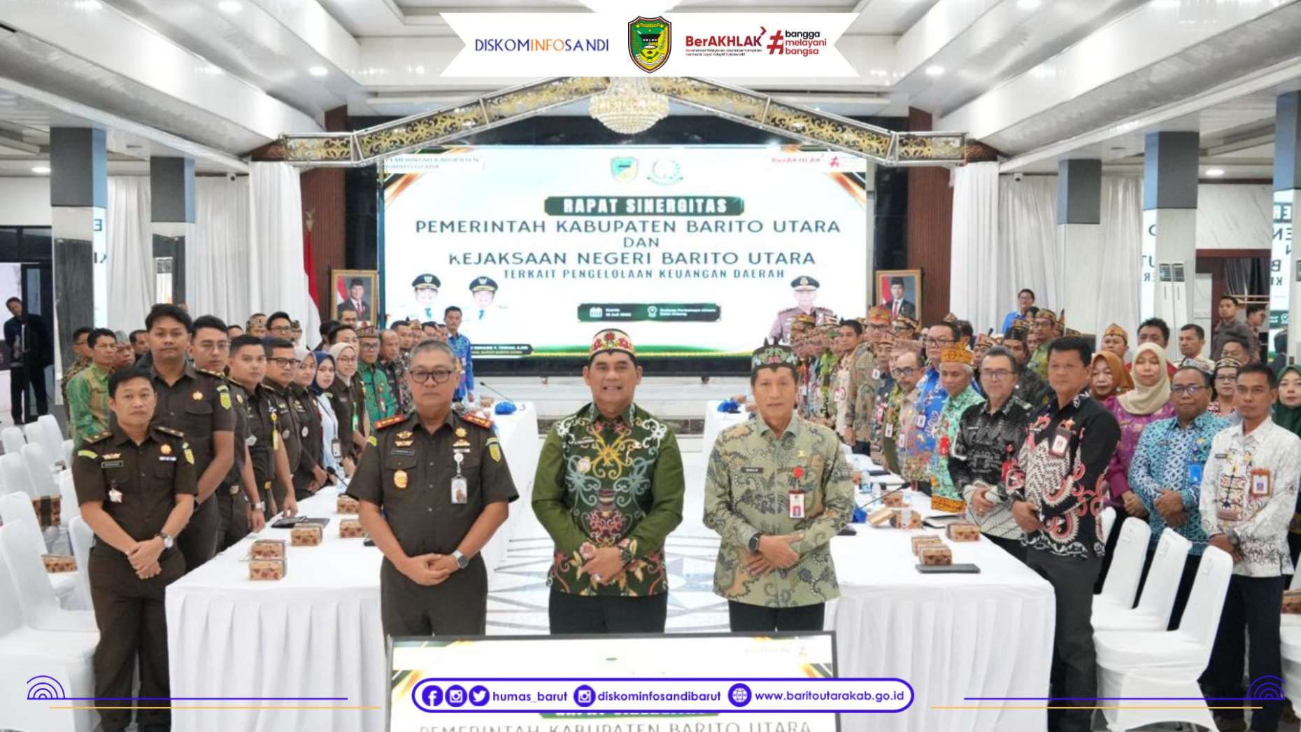 Pemkab Barito Utara Bersama Kejari Barut Komitmen Perkuat Sinergi Tata Kelola Keuangan Daerah