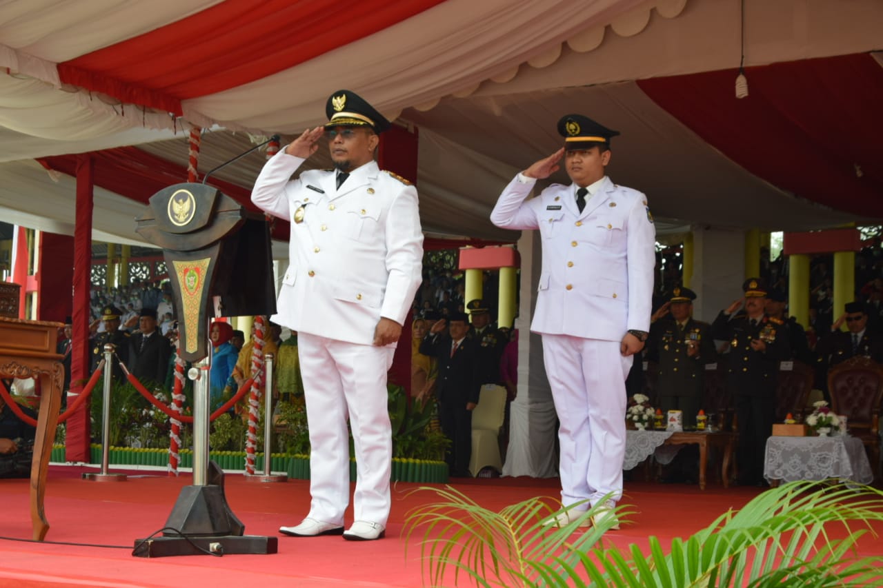 Pemprov Kalteng Gelar Upacara Peringatan HUT ke-74 RI di Lapangan Sanaman Mantikei