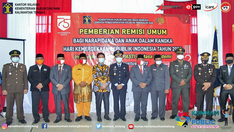 HUT RI, 303 Napi Lapas Pangkalan Bun Dapatkan Remisi 