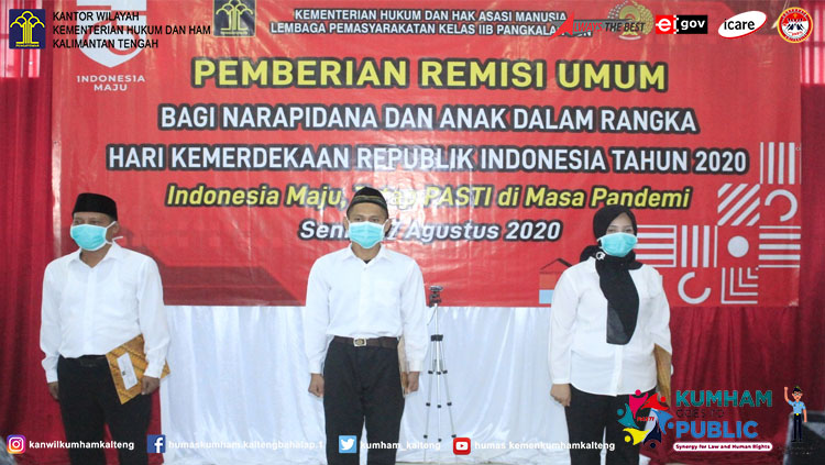 HUT RI, 303 Napi Lapas Pangkalan Bun Dapatkan Remisi 