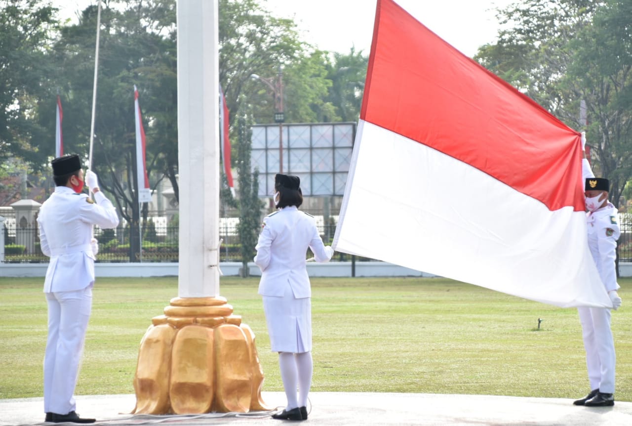 Gubernur Kalteng Pimpin Upacara Peringatan HUT Ke-75 RI