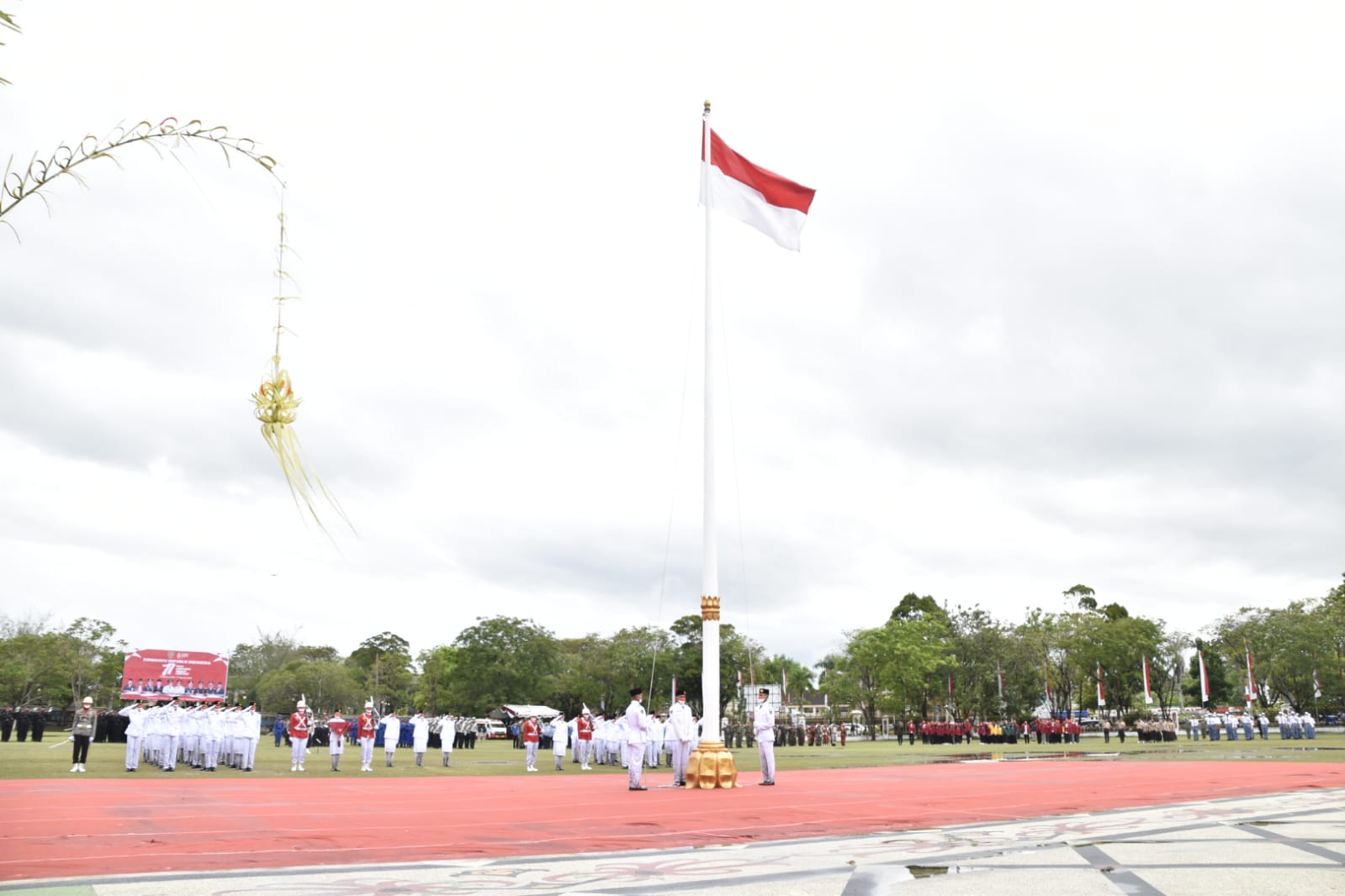 Gubernur Kalteng Pimpin Upacara Peringatan HUT ke-77 Kemerdekaan RI