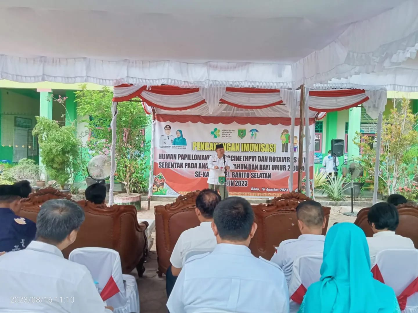 Cegah Kanker Serviks, Pemkab Barsel Gelar Pencanangan lmunisasi HPV dan RV