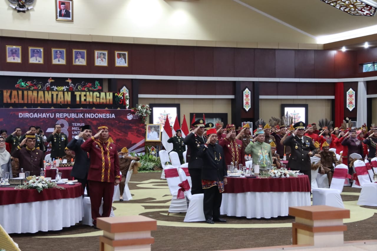 Wakil Gubernur Kalteng Ikuti Upacara Peringatan Detik-detik Proklamasi Kemerdekaan Republik Indonesia