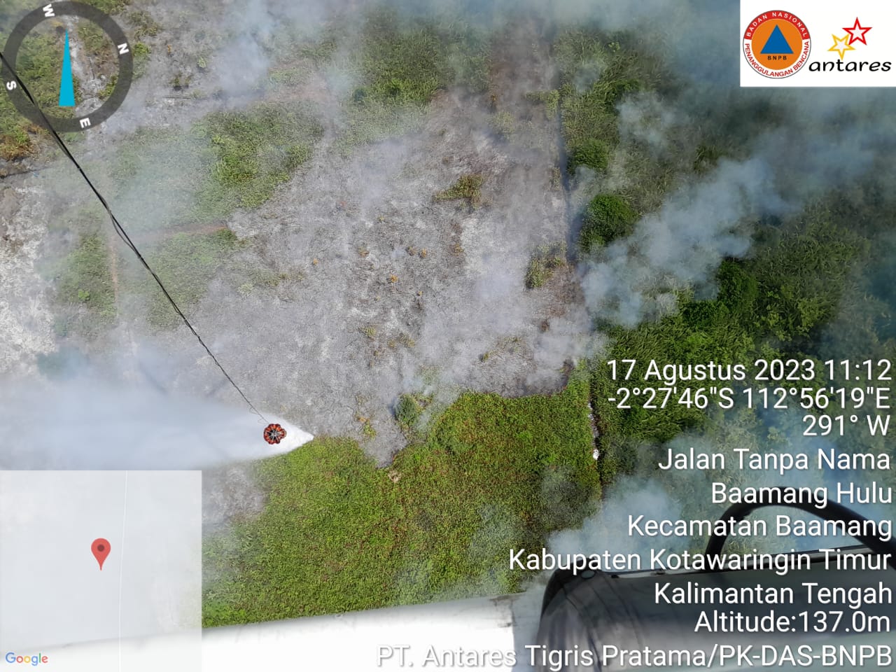 Tim Satgas Terpadu Berjibaku Tangani Karhutla 
