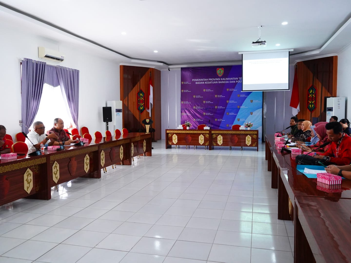 Badan Kesbangpol Prov. Kalteng Gelar Rakor Usulan Permohonan Kenaikan Besaran Keuangan untuk Partai Politik