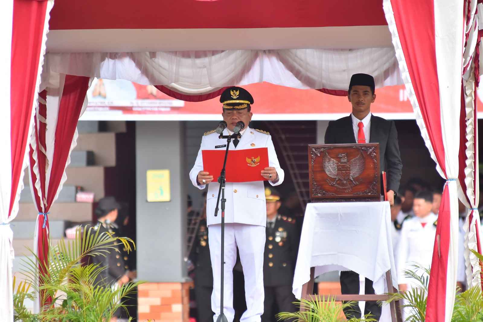 Upacara HUT Ke-80 RI Berlangsung Khidmat