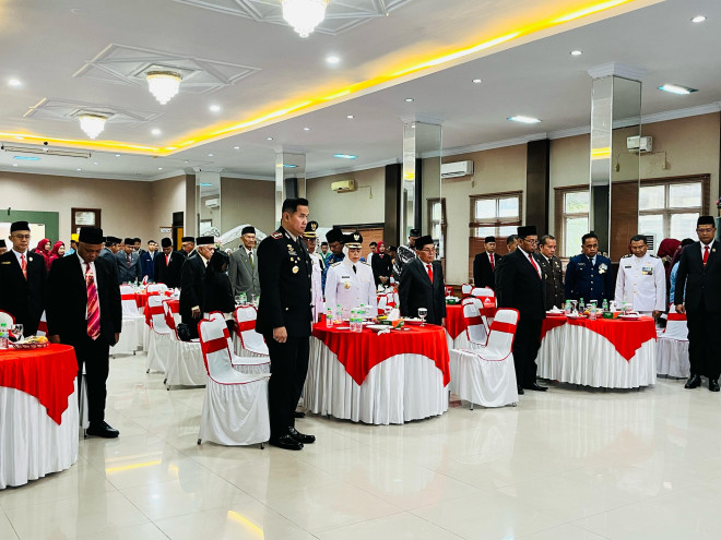 Bupati Kobar Gelar Ramah Tamah HUT ke-80 RI Bersama Forkopimda dan Veteran
