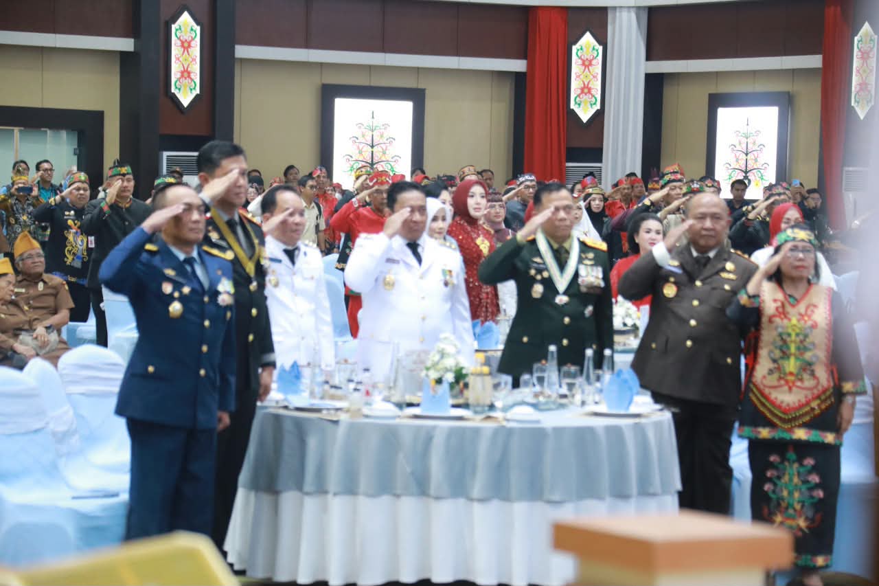Gubernur Agustiar Sabran Pimpin Upacara HUT ke-81 Kemerdekaan RI di Kalteng