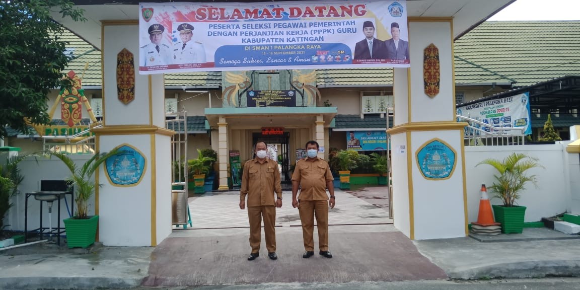 Tes Uji Kompetensi Tahap 1 Guru ASN-PPPK Tahun 2021 Kabupaten Katingan Dilaksanakan di SMA Negeri 1 Palangka Raya