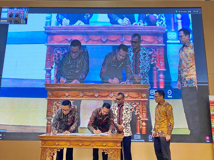 Kepala Bappedalitbang Prov. Kalteng Tanda Tangani PKS Proyek SDGs SSTC Phase II
