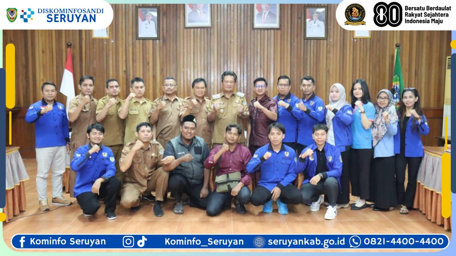 Bupati Seruyan Terima Paparan Program Kerja 2025 KNPI, Dorong Pemuda Lebih Kreatif dan Berdaya Saing