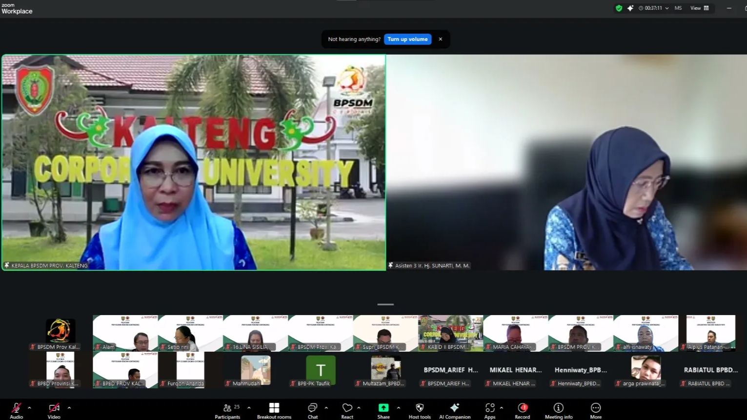 Pelatihan RENKON 2025: ASN Kalteng Siap Hadapi Krisis