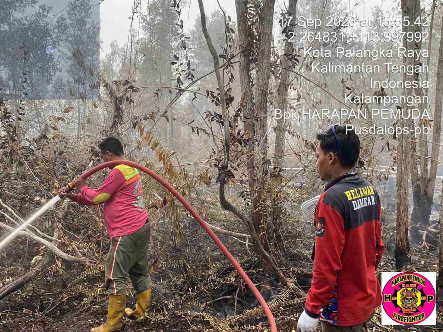 BPBPK Kalteng Intensif Tangani Karhutla, 63 Kejadian dan 115,35 Hektare Lahan Berhasil Dipadamkan