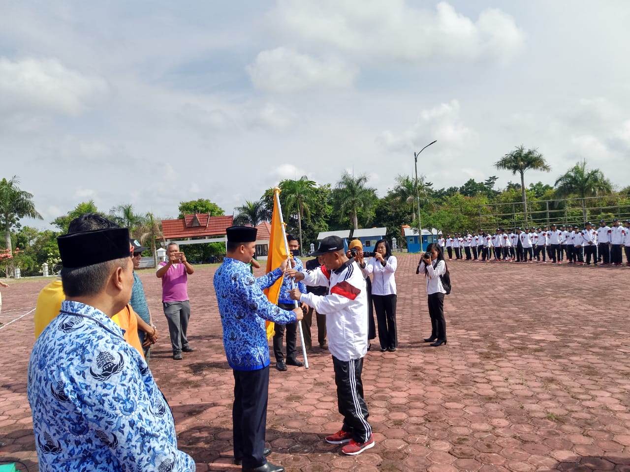 Kontingen Lamandau Menuju Pekan Olahraga Provinsi XI