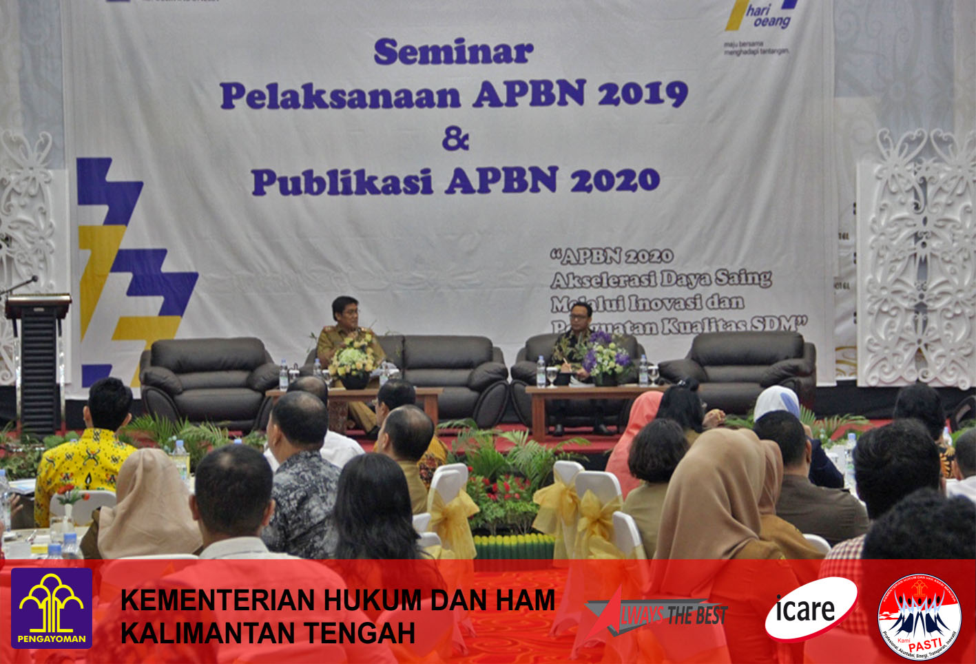 Peringati Hari Oeang, Kanwil Kalteng ikuti Seminar Pelaksanaan APBN dan Publikasi APBN 2020