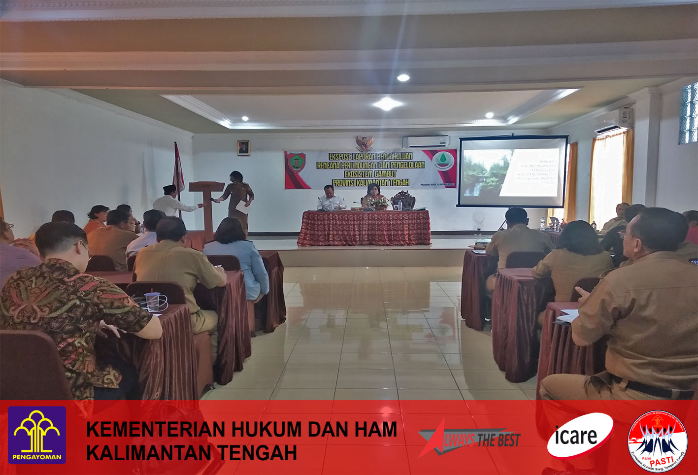 Kanwil Kalteng Ikuti Rapat Penyampaian Laporan Pendahuluan Penyusunan RPPEG