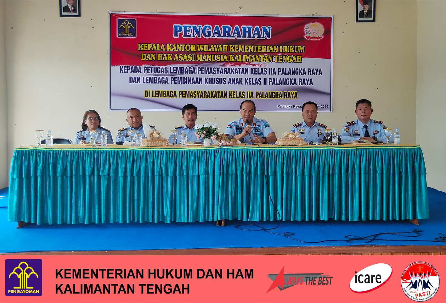 Kakanwil Berikan Arahan Kepada Pegawai Lapas dan LPKA Palangka Raya