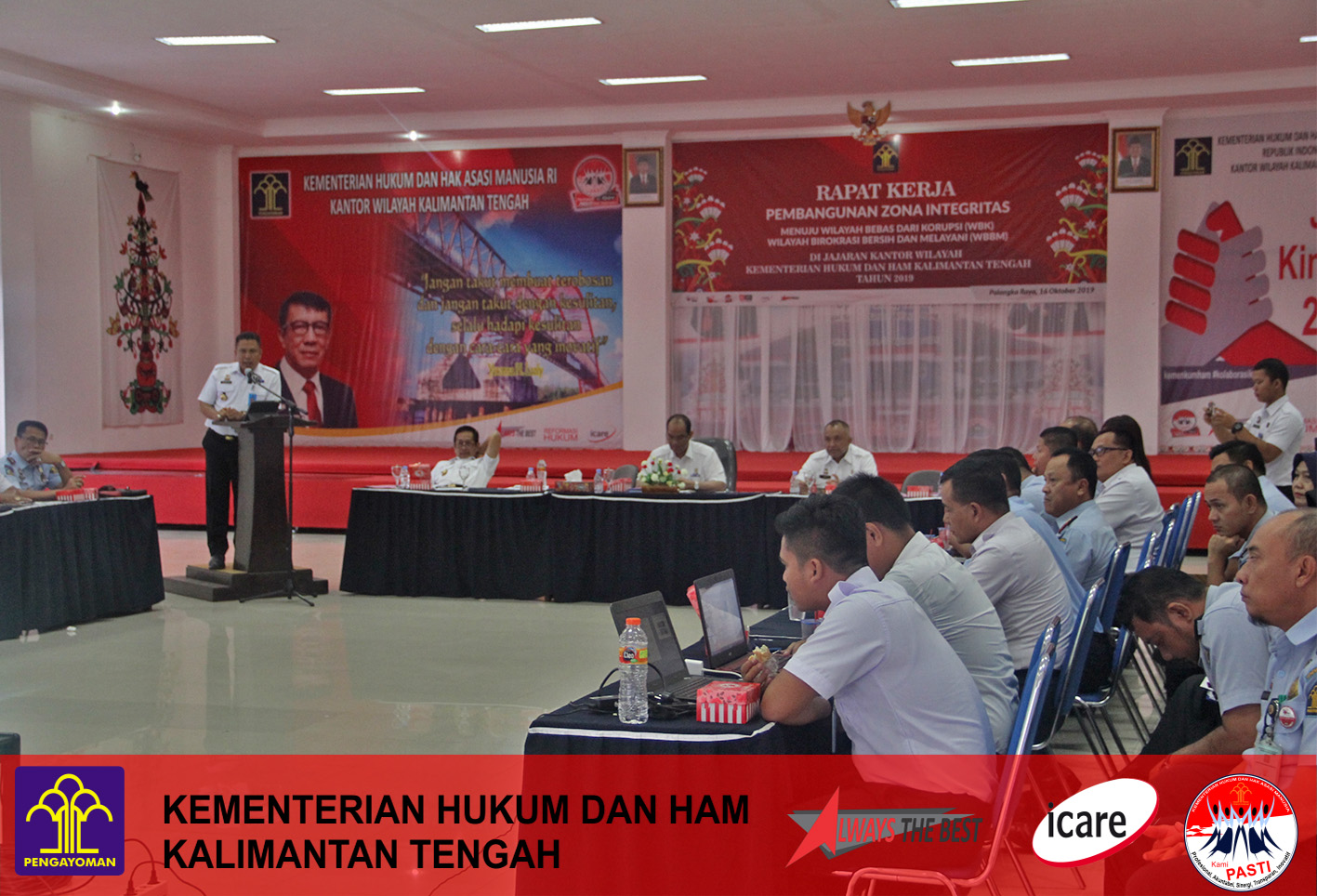 Kakanwil Pimpin Rapat dalam Rangka Penguatan Pembangunan Zona Integritas Menuju WBK / WBBM