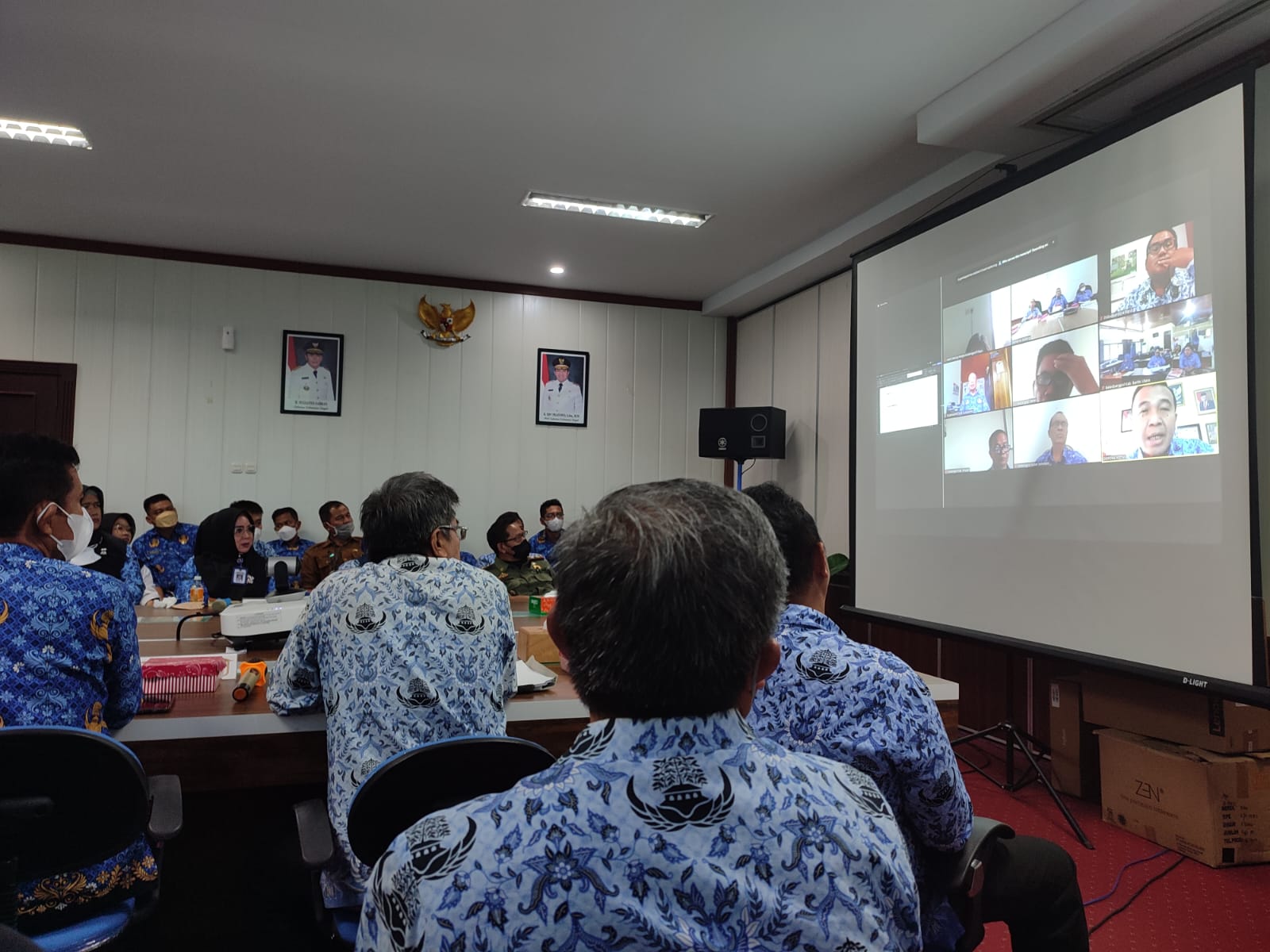 Asisten PemKesra Katma F. Dirun Pimpin Rakor Pemantapan Peringatan HSP dan IBAB Tahun 2022