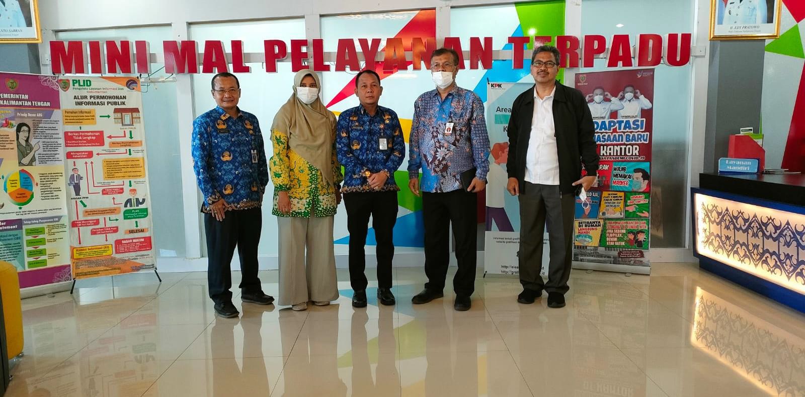 Percepat Penyelenggaraan Mal Pelayanan Publik, DPMPTSP Prov. Kalteng Terima Kunjungan Kerja Asisten Deputi Tata Kelola Pemerintahan Kementerian Sekretariat Negara Republik Indonesia