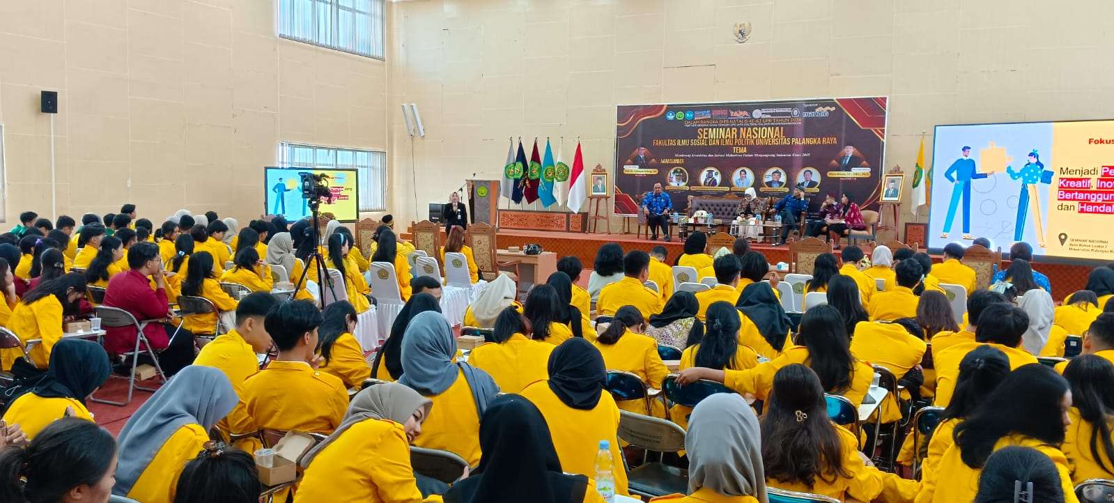 Kepala BPSDM Prov. Kalteng Menjadi Narasumber Seminar Nasional FISIP Universitas Palangka Raya