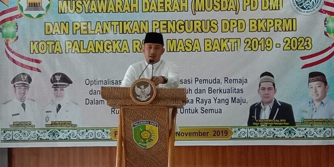 Pelantikan Pengurus DPD BKPRMI Kota Palangka Raya Masa Bakti 2019 - 2023