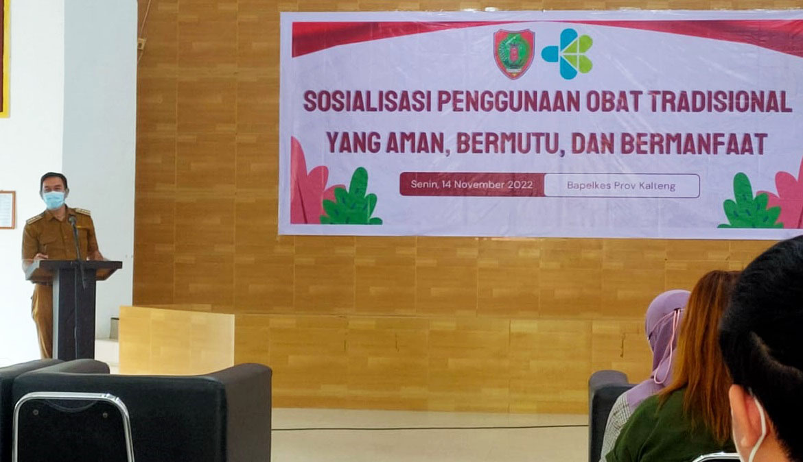 Dinkes Provinsi Kalimantan Tengah Sosialisasikan Penggunaan Obat Tradisional yang Aman dan Bermanfaat