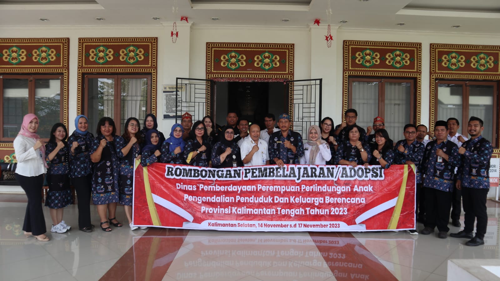 DP3APPKB Prov. Kalteng Laksanakan Pembelajaran dan Adopsi Peningkatan Kualitas Kinerja di DP3AKB Prov. Kalsel