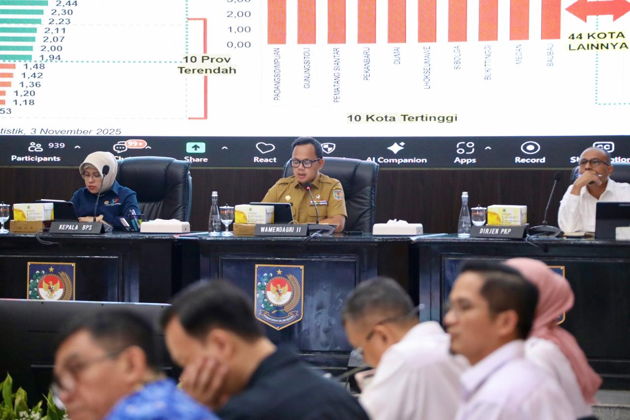 Inflasi Tercatat 2,86 Persen, Wamendagri Bima Arya Minta Daerah dengan Inflasi Tinggi Lakukan Pengendalian