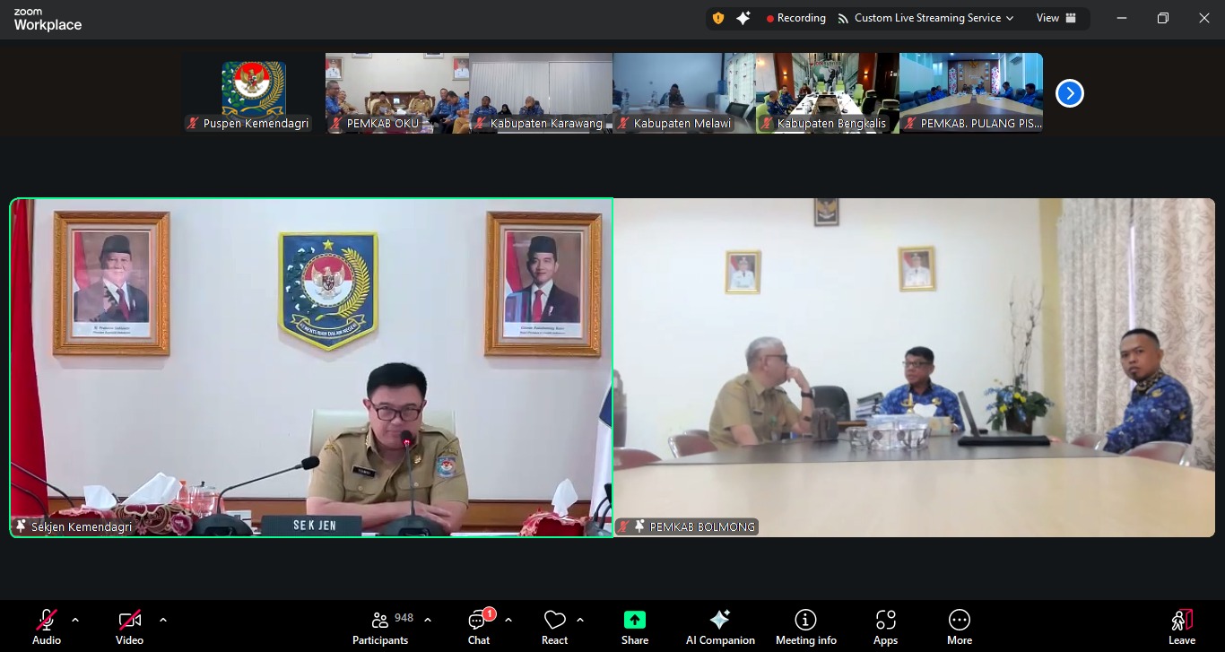 Jelang Akhir Tahun Anggaran, Sekjen Kemendagri Pacu Pemda Percepat Realisasi APBD 2025