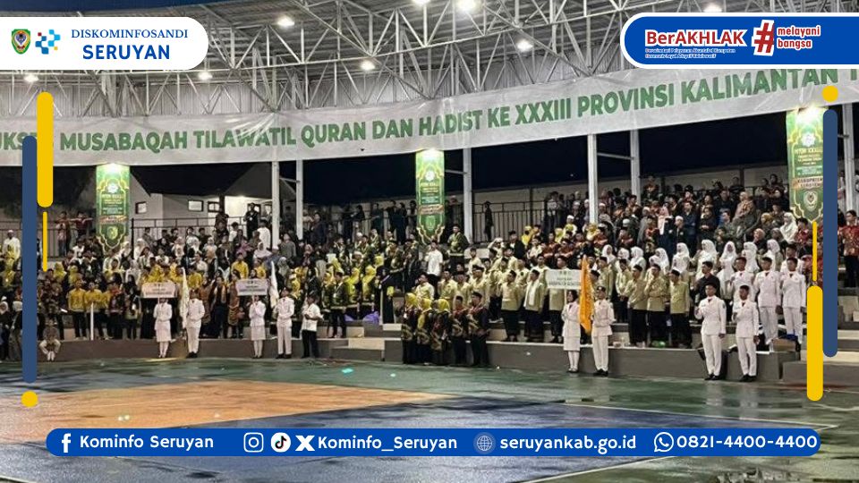 Wabup Seruyan Hadiri Pembukaan MTQH XXXIII Ke-33