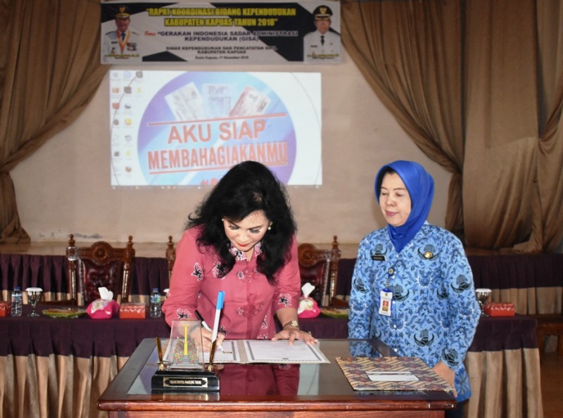 Luncurkan GISA, Bupati Minta Masyarakat Segera Mengurus Administrasi Kependudukan