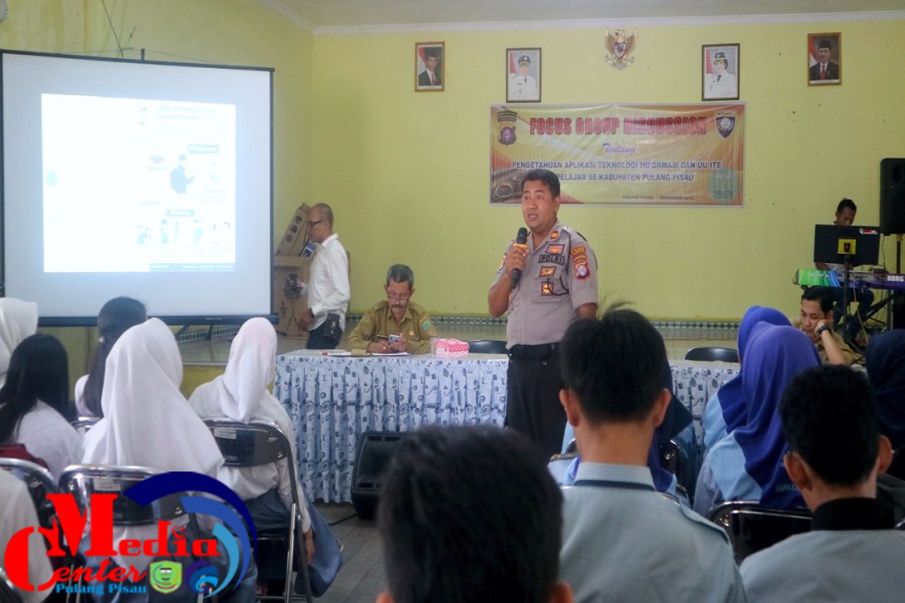 Tingkatkan Pengetahuan Pelajar, Polsek KahayanÂ Hilir Gelar FGD