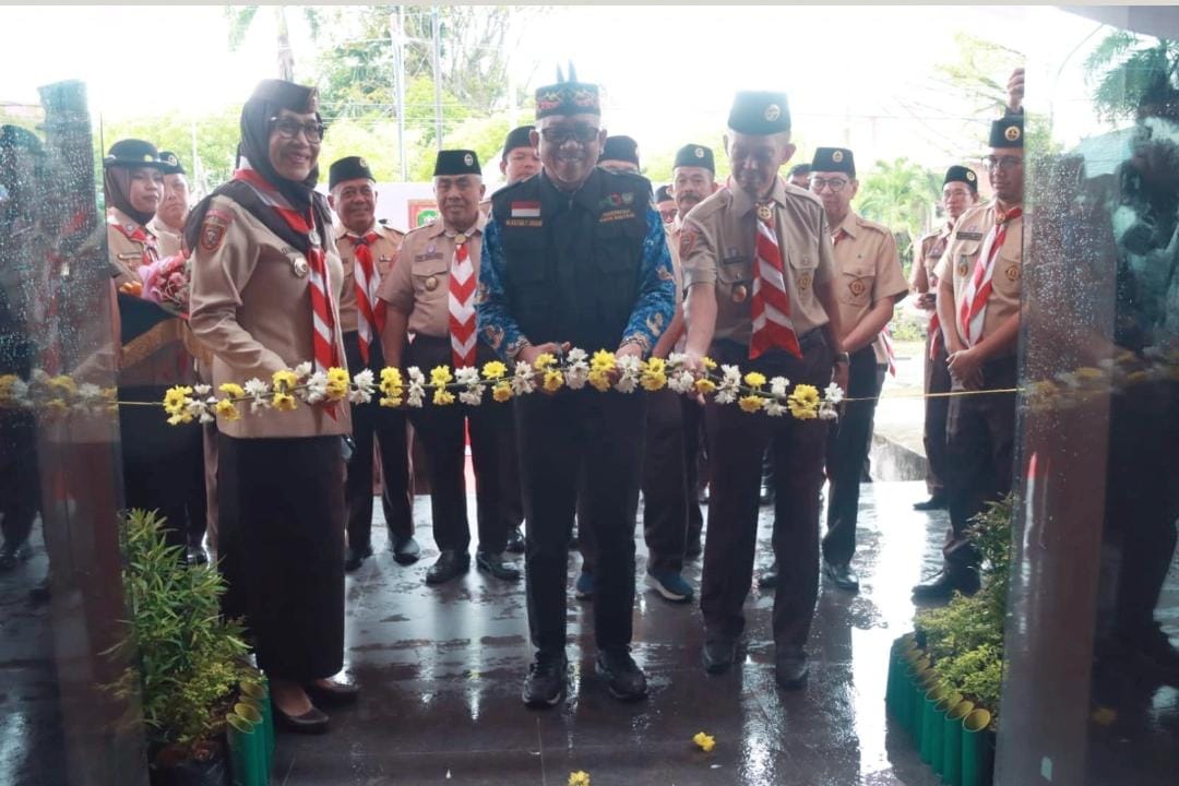 Plt Sekda M Katma F Dirun Resmikan Gedung Kantor Kwarda Gerakan Pramuka Kalteng