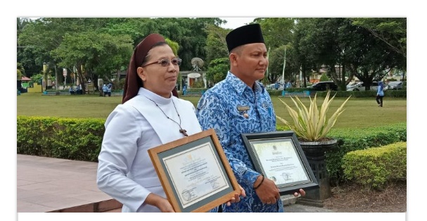 SD Katolik Santa Maria Palangka Raya Raih Adiwiyata Nasional