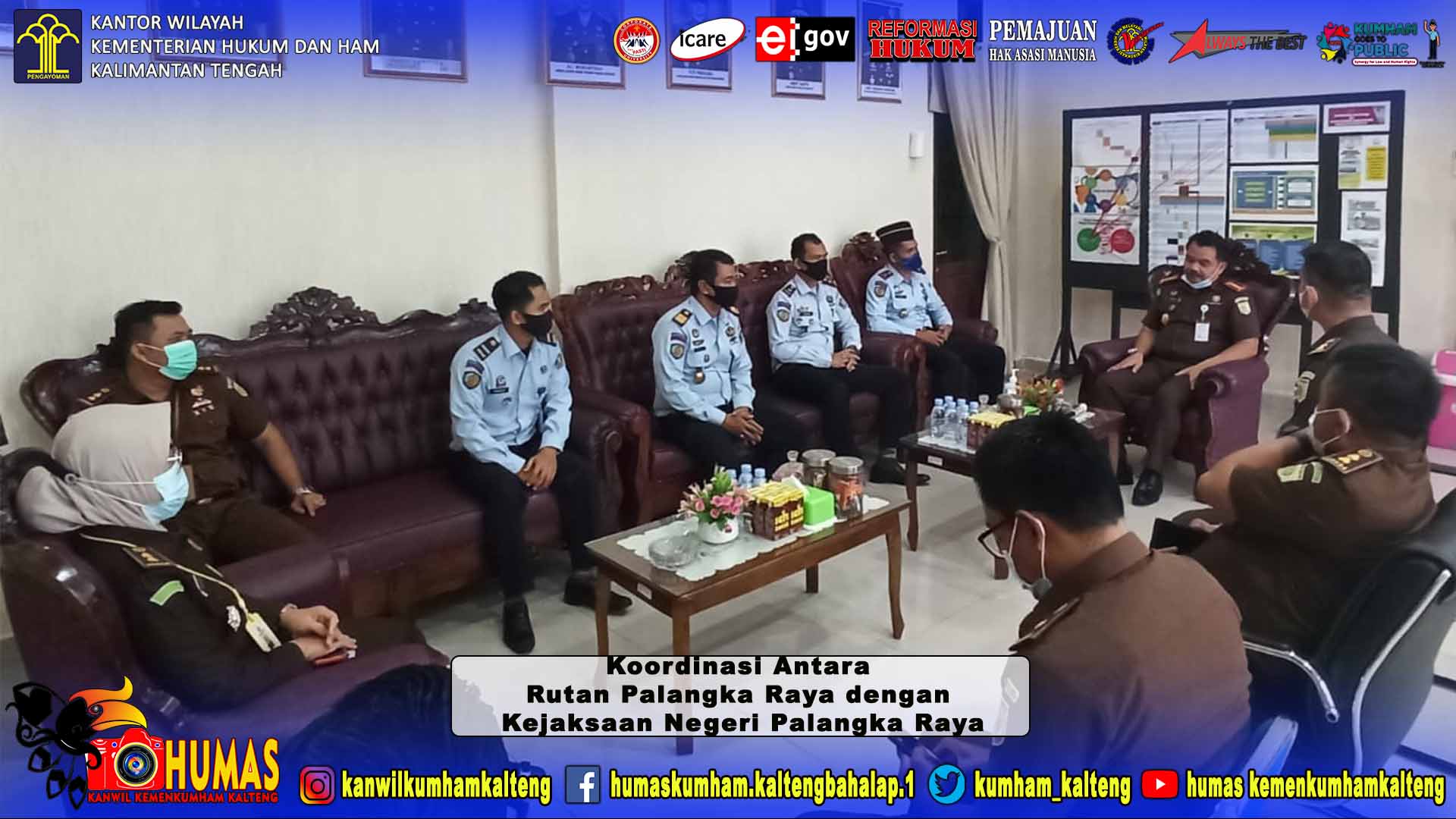 Karutan Palangka Raya Jalin Silaturahmi dengan Kejaksaan Negeri Palangka Raya