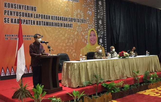 Pemkab Kobar Adakan Konsinyering Penyusunan Laporan Keuangan SKPD TA 2021