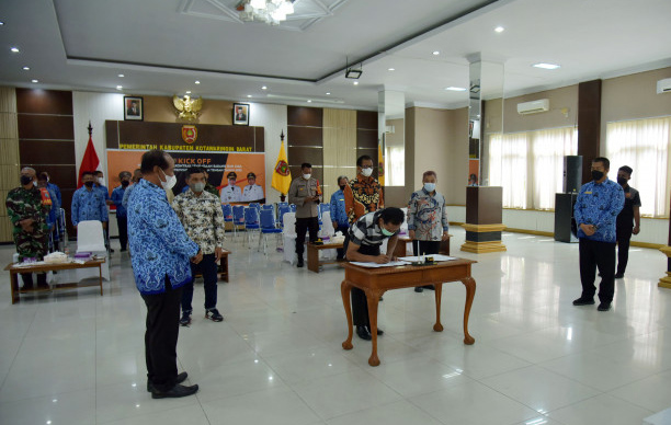Pemkab Kobar Laksanakan Kick Off Pengadaan Barang dan Jasa Tahun 2022